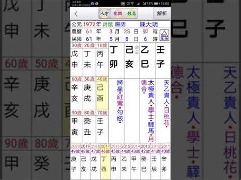 順心如意 星僑八字命盤免費